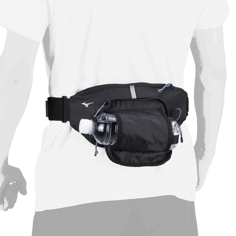 Mizuno 2WAY WAIST POUCH CR Black